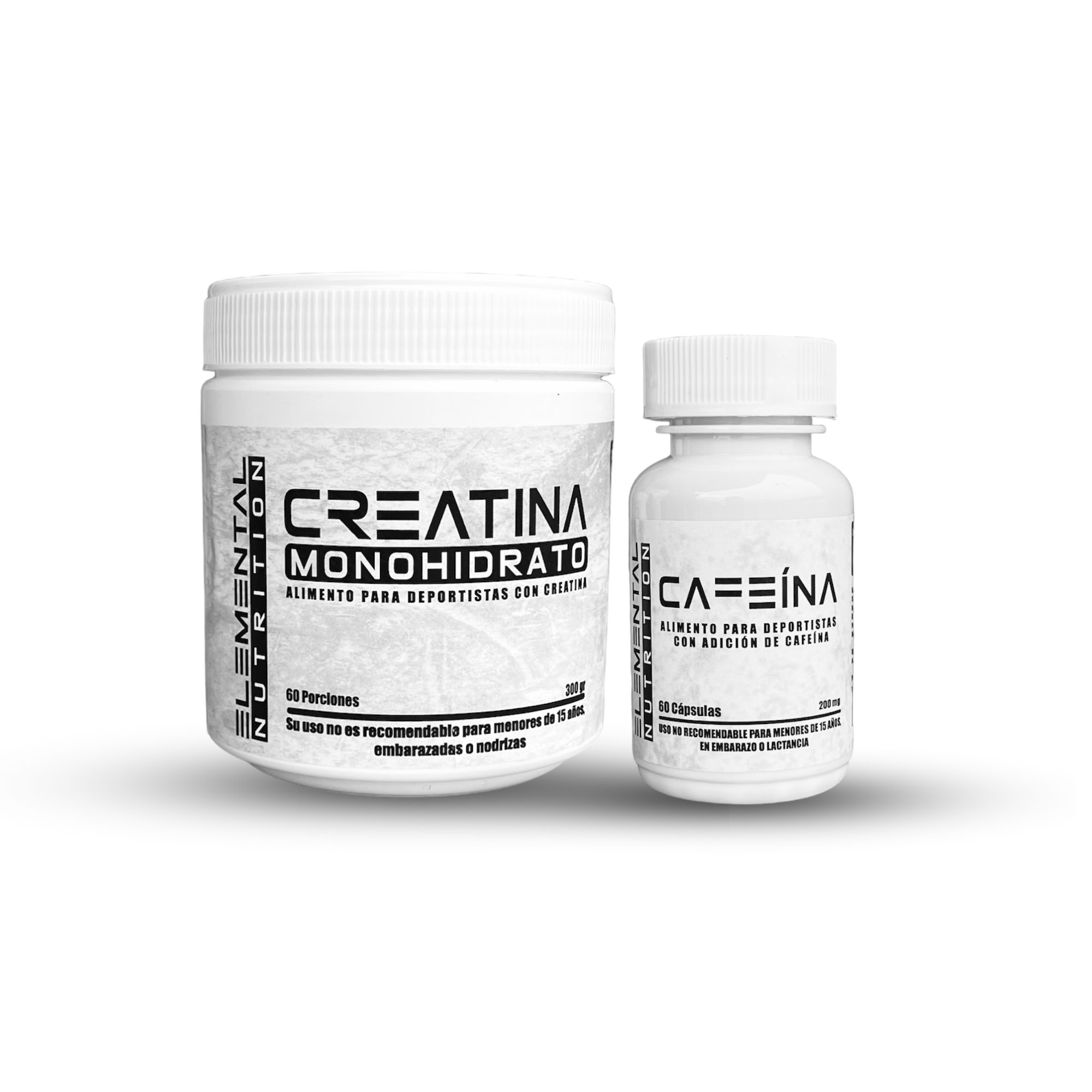 Pack Creatina + Cafeína | Elemental Nutrition